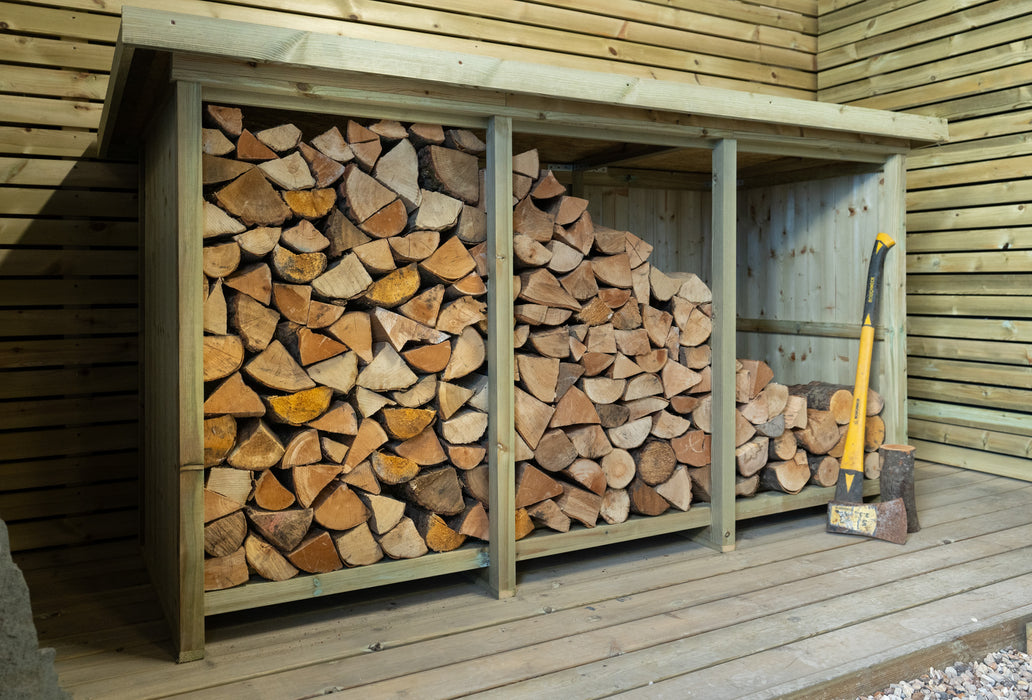 Billington Log Store - Available In 2 Sizes