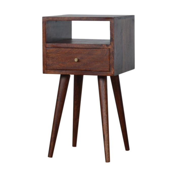Small Cherry Finish Bedside Table