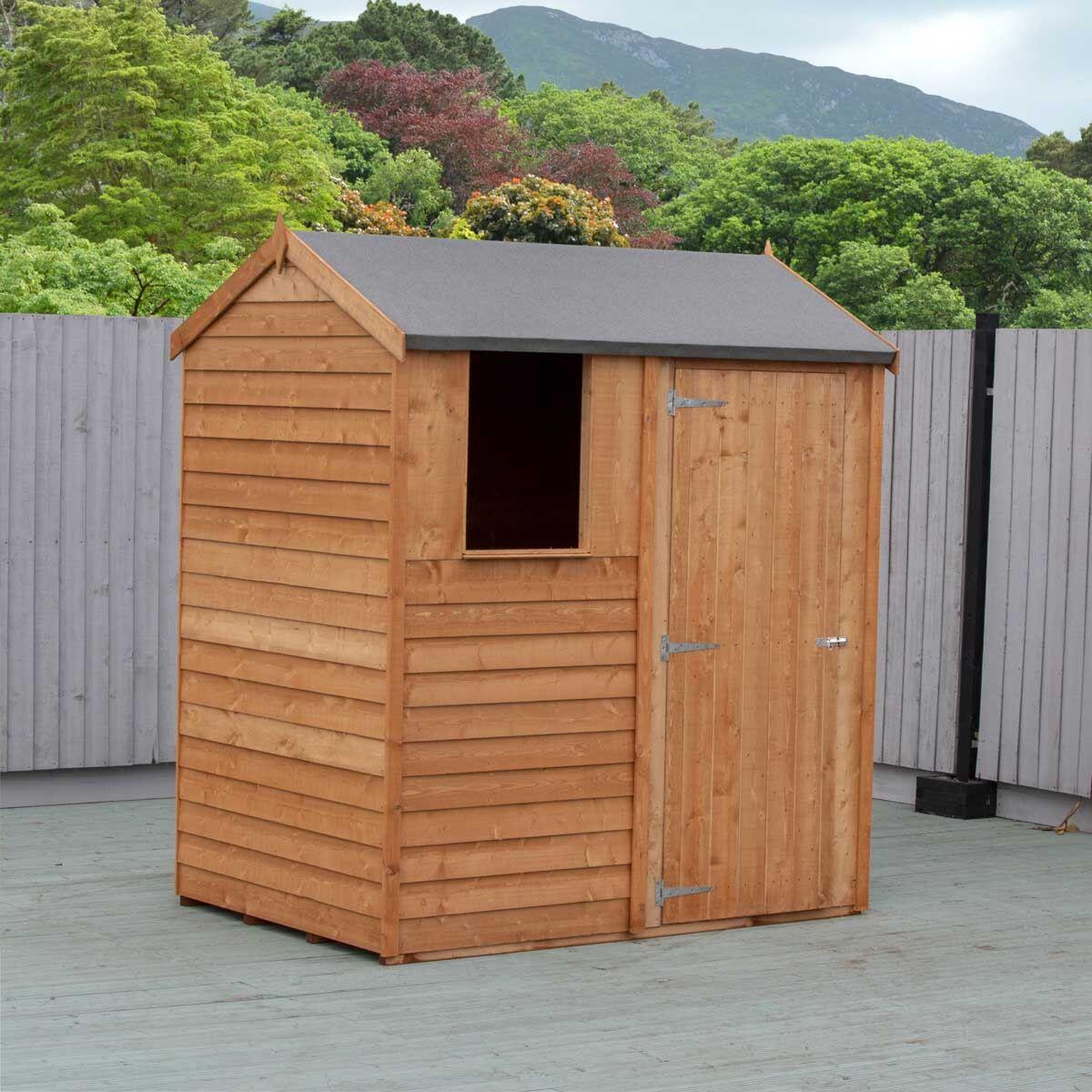 Shire Overlap Reverse Apex Shed — Direct GB Home & Garden